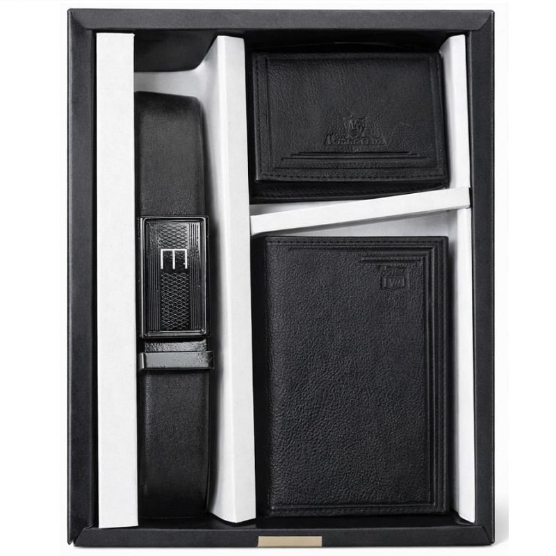 ست کیف و کمربند مشکی مدل M101