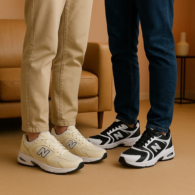 کفش ورزشی مردانه نیوبالانس مدل tako-سفید
